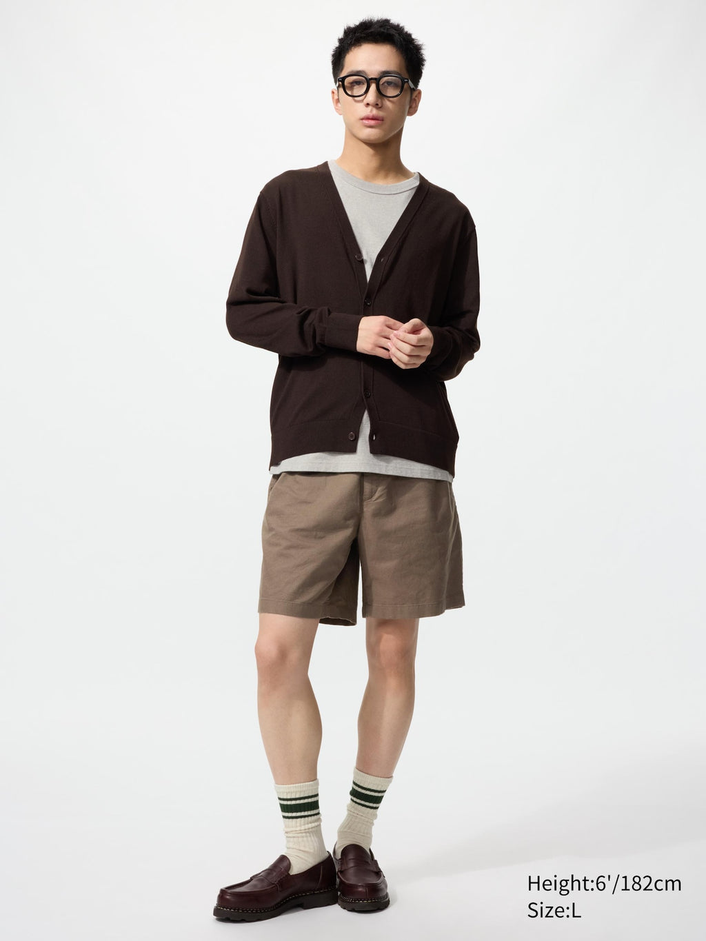 Linen Blend Easy Shorts - BLACK