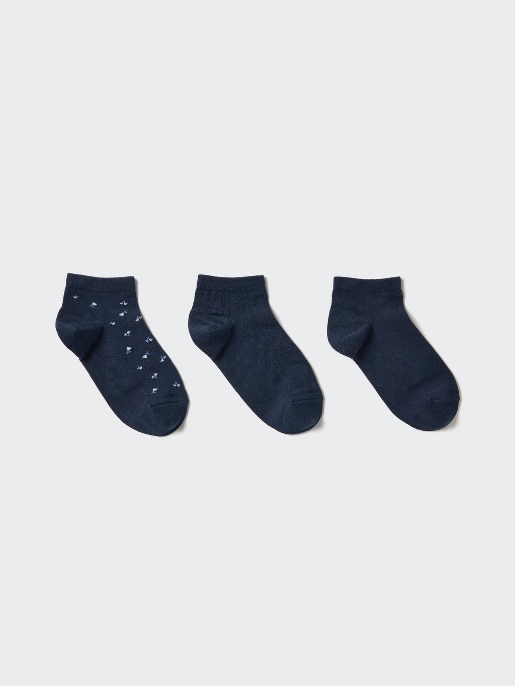 Short Socks 3 Pairs - NAVY