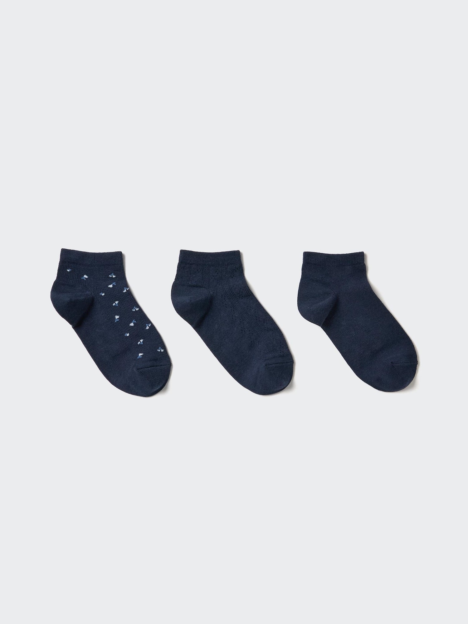 Short Socks 3 Pairs - NAVY
