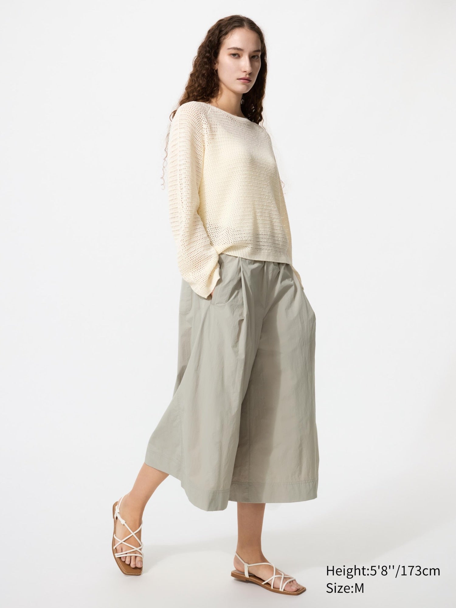 Nylon Culotte (Regular Length) - DARK GRAY