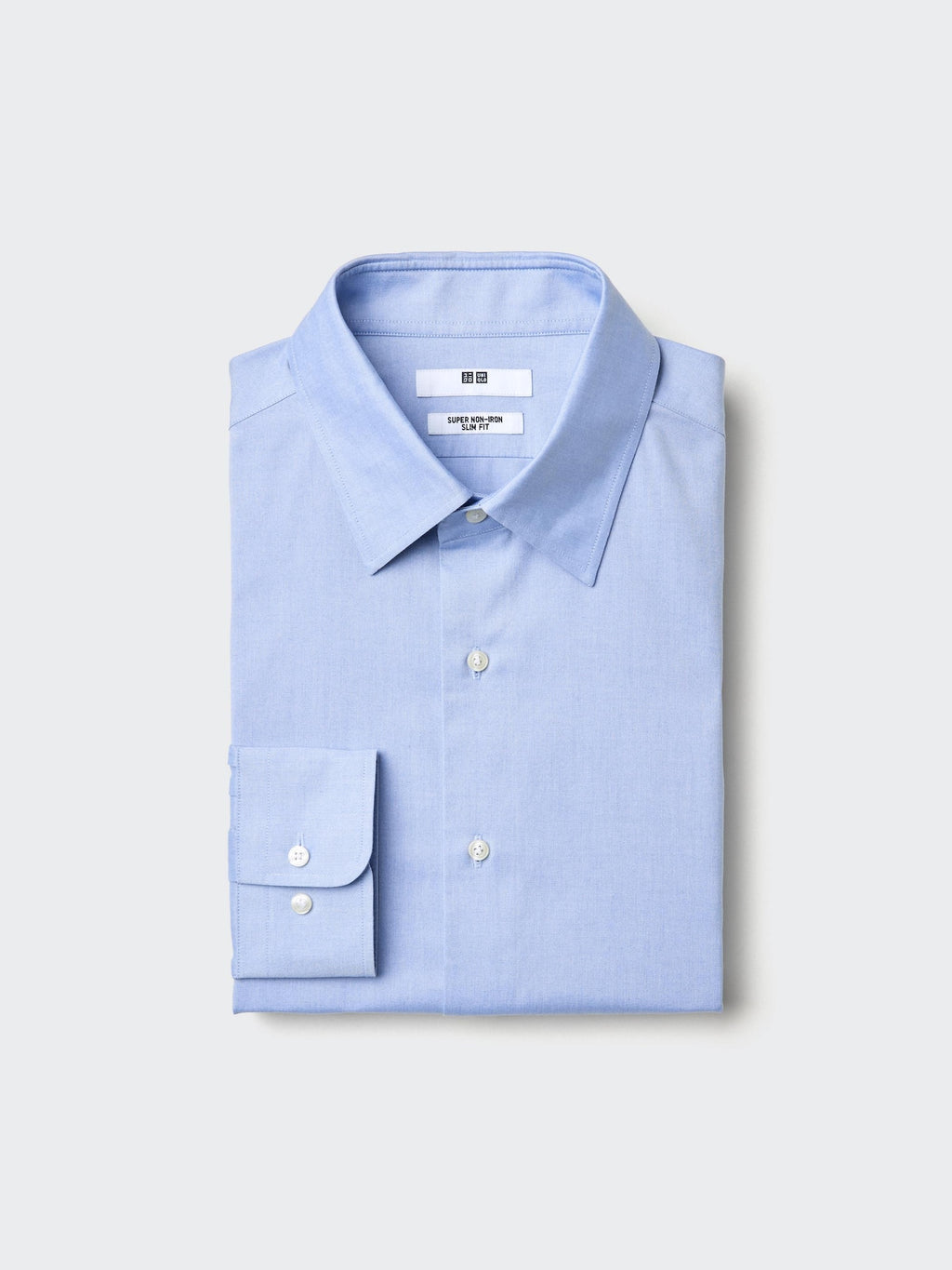 Super Non Iron Slim Fit Shirt Long Sleeve (Regular) - WHITE