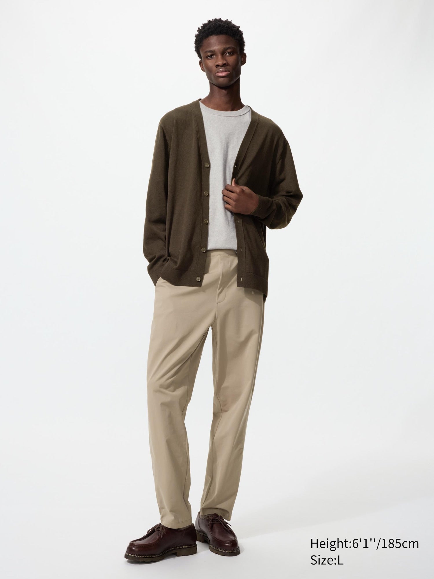 Ultra Stretch Active Tapered Pants (Longer Length) - GRAY