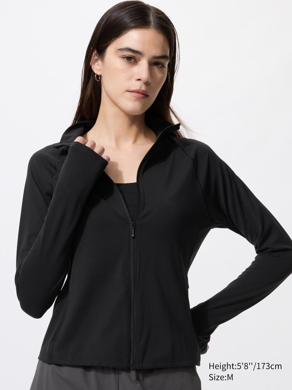 Ultra Stretch Active Full Zip Jacket - WHITE