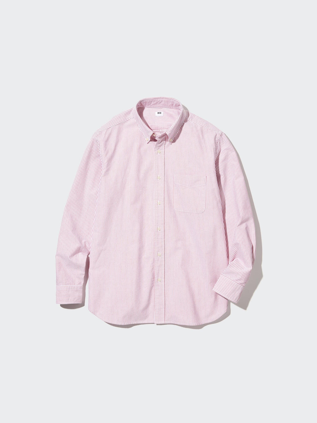 Oxford Shirt Long Sleeve (Striped) - YELLOW