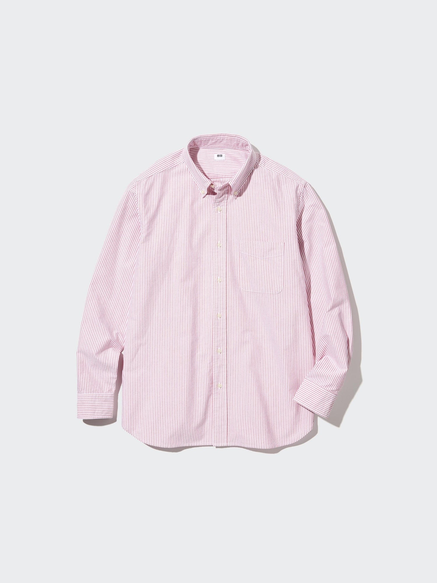 Oxford Shirt Long Sleeve (Striped) - YELLOW