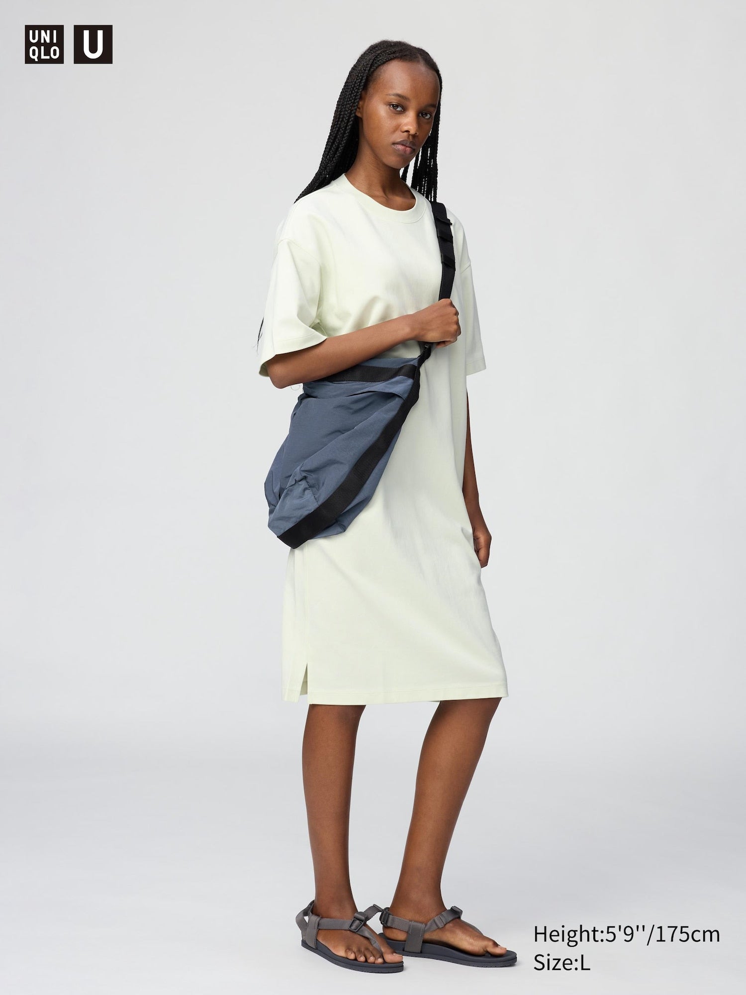 AIRism Cotton Relaxed Dress - BLACK
