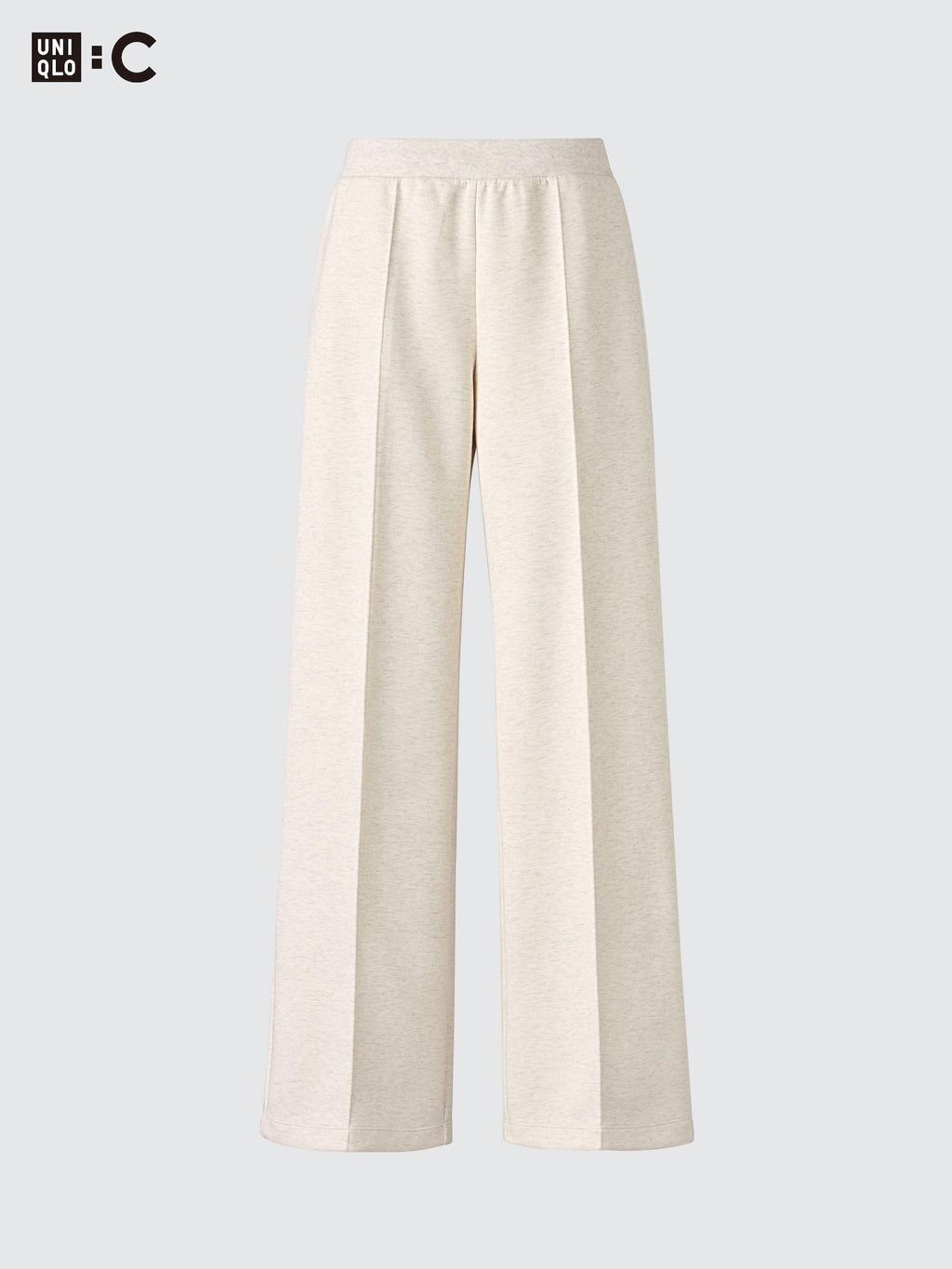 Sweat Straight Pants (Short Length) - GRAY