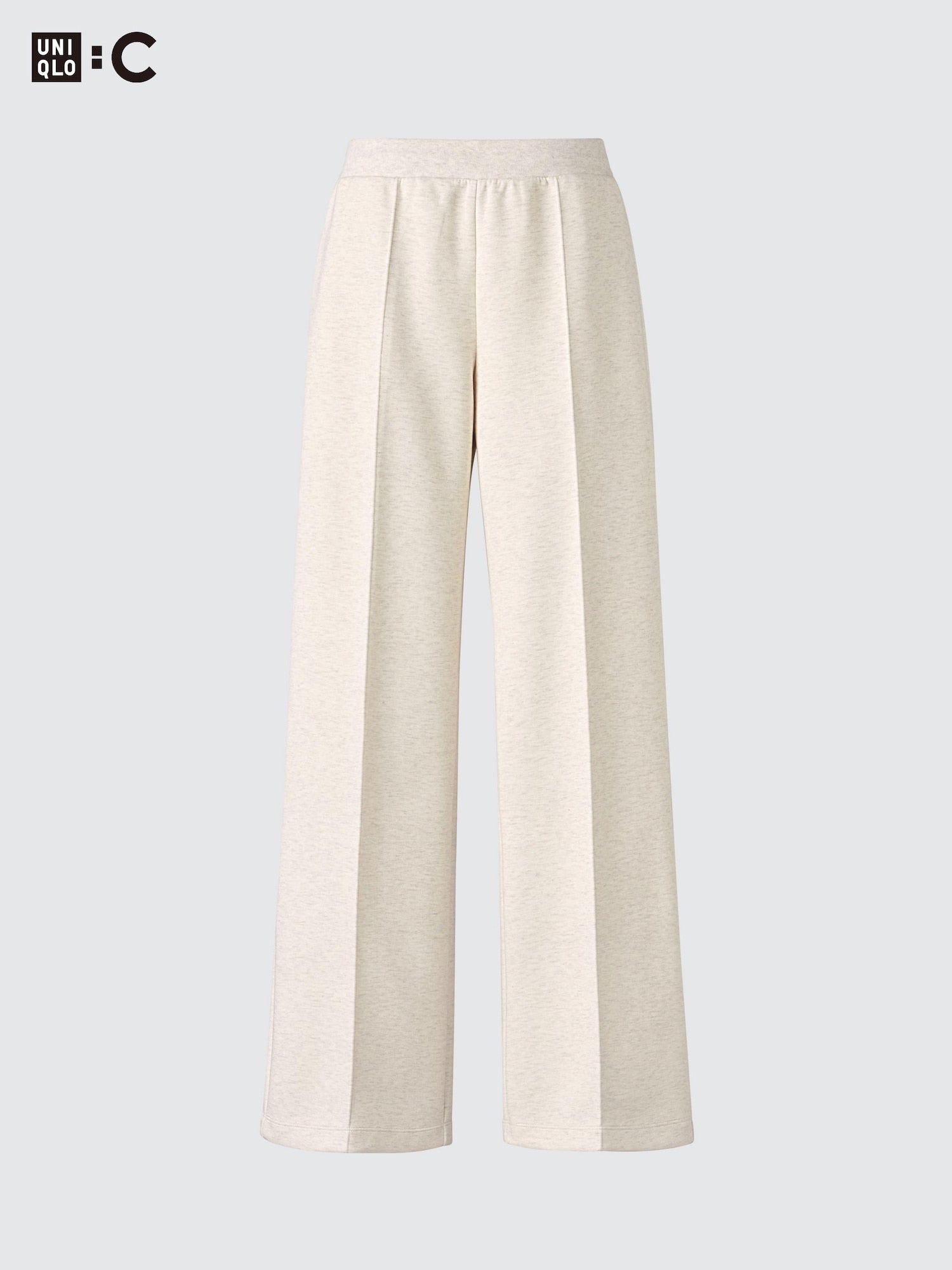 Sweat Straight Pants (Short Length) - GRAY
