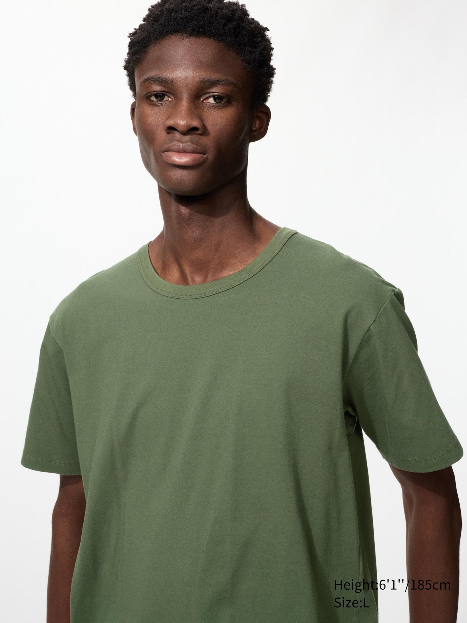 AIRism Cotton Crew Neck T-Shirt - WHITE
