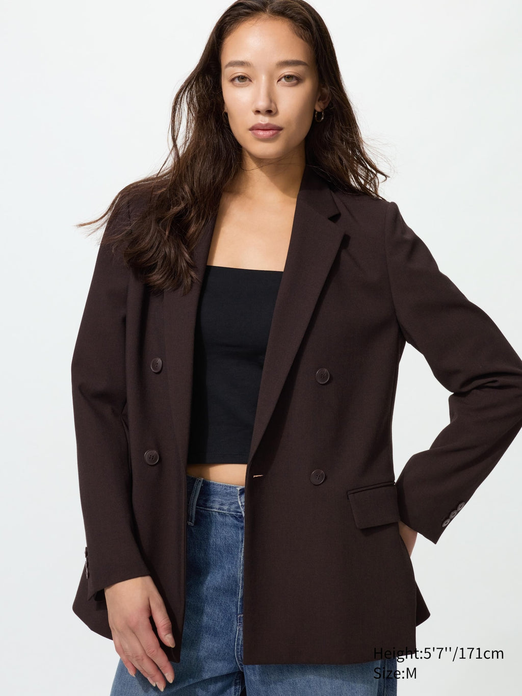 Double Breasted Jacket - GRAY
