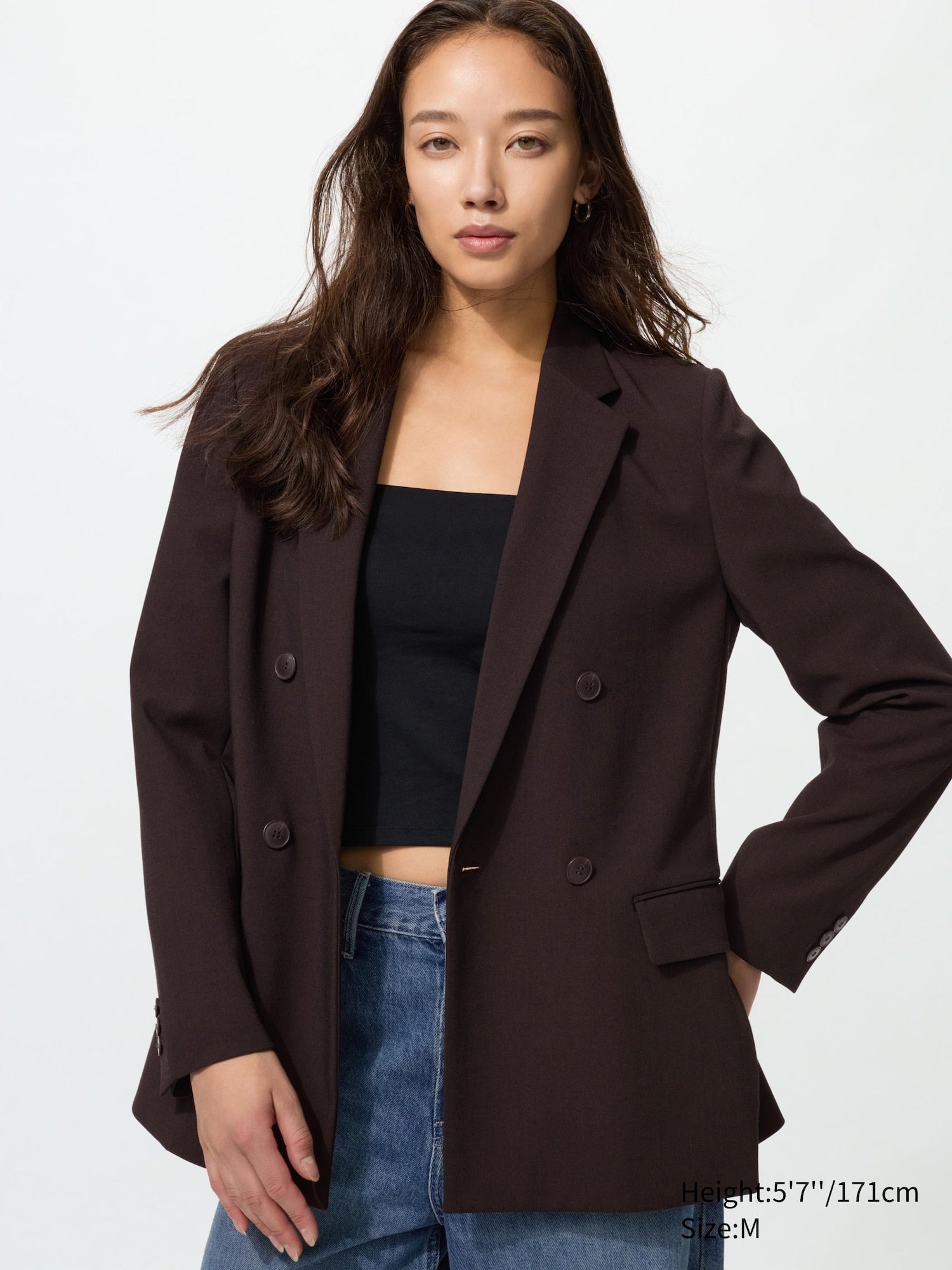 Double Breasted Jacket - GRAY