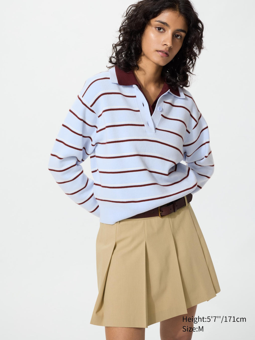 Pleated Skort - OFF WHITE