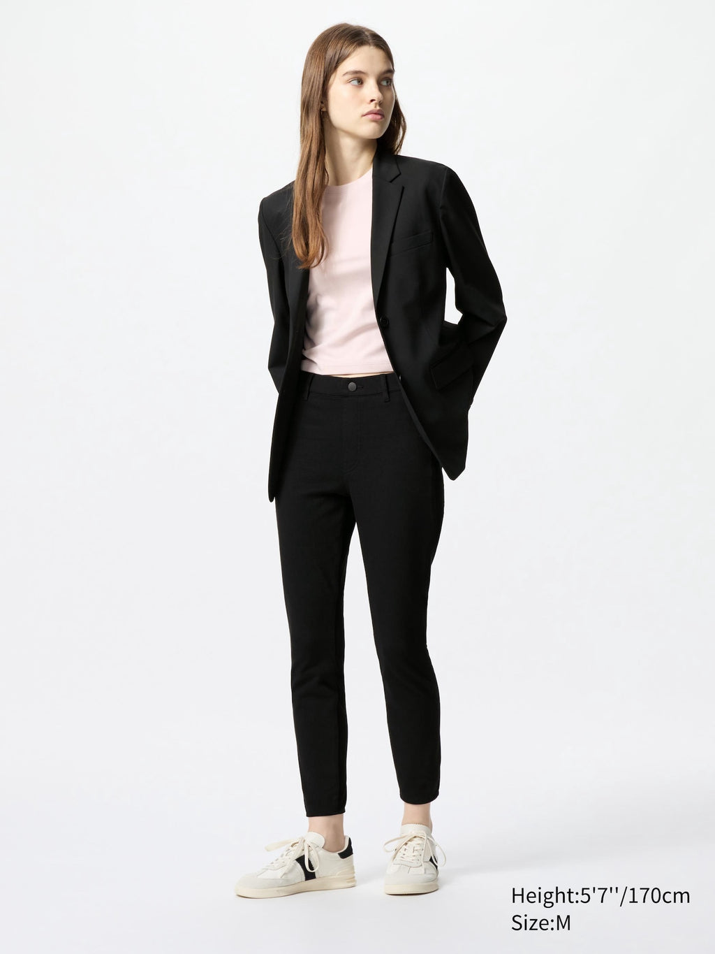 Ultra Stretch Cropped Leggings Pants - WHITE