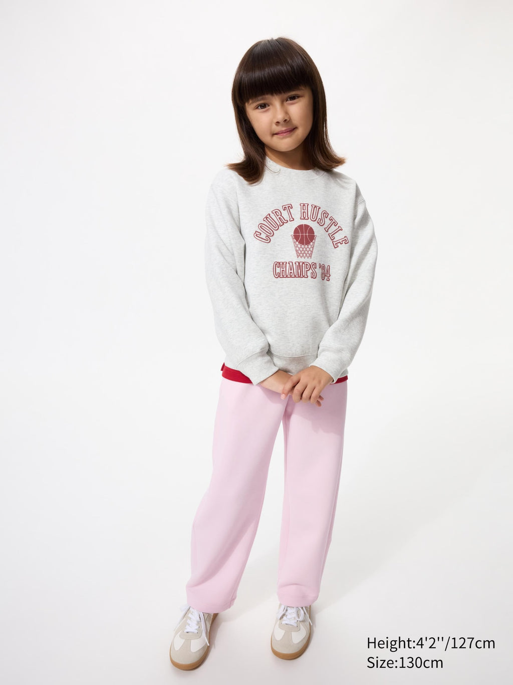 GIRLS Dry Sweat Curve Pants - OFF WHITE