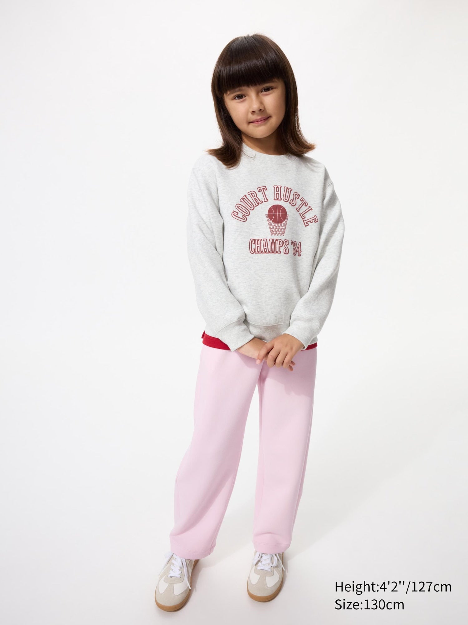 GIRLS Dry Sweat Curve Pants - OFF WHITE