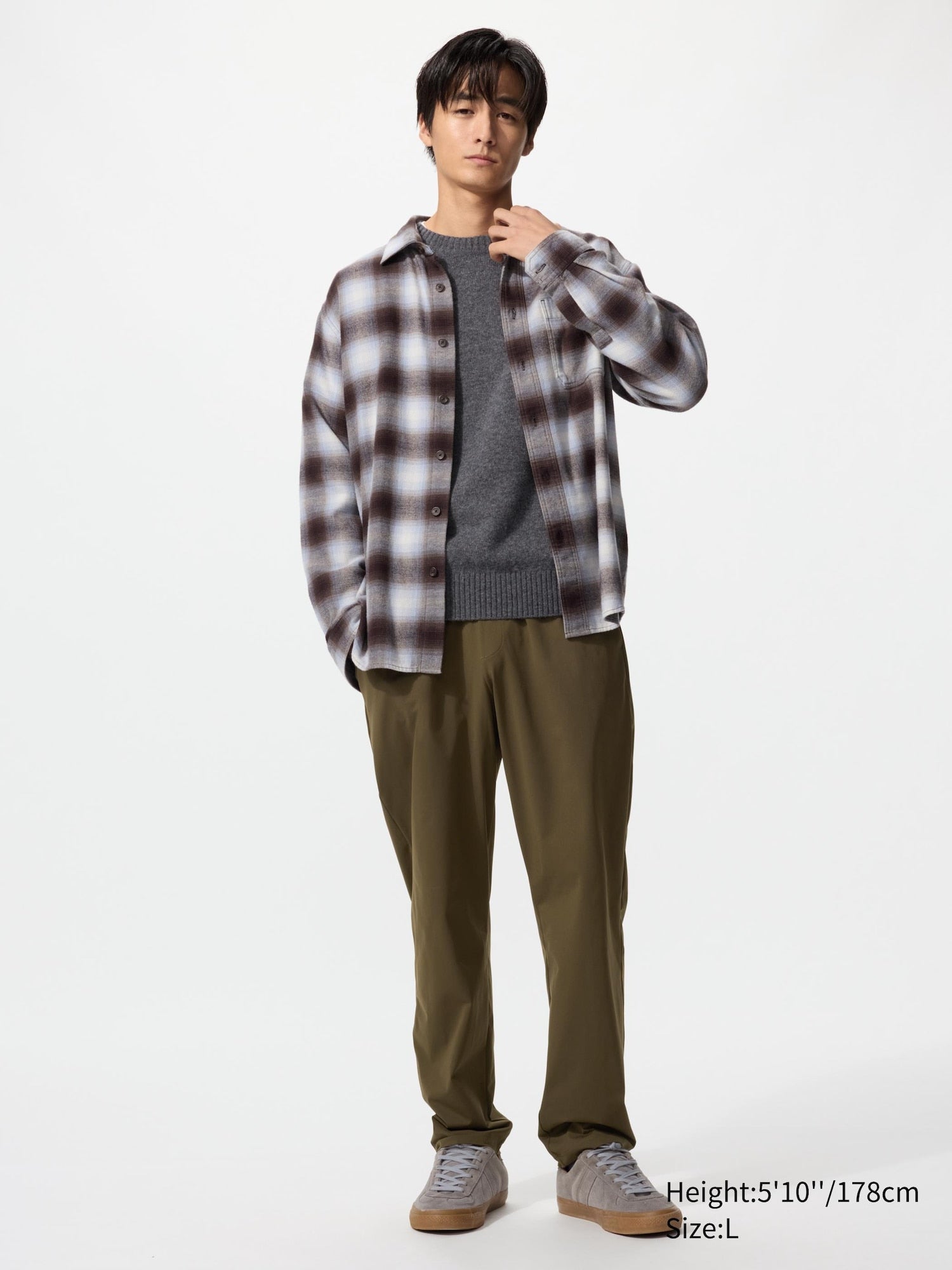 Ultra Stretch Active Tapered Pants (Longer Length) - GRAY