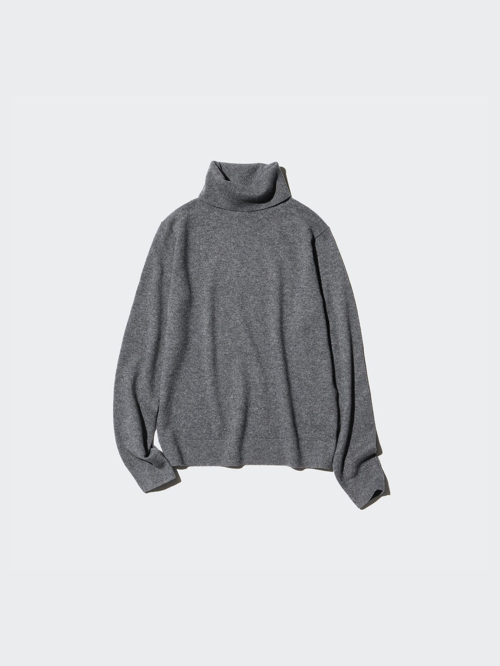 Cashmere Turtle Neck Sweater - PURPLE
