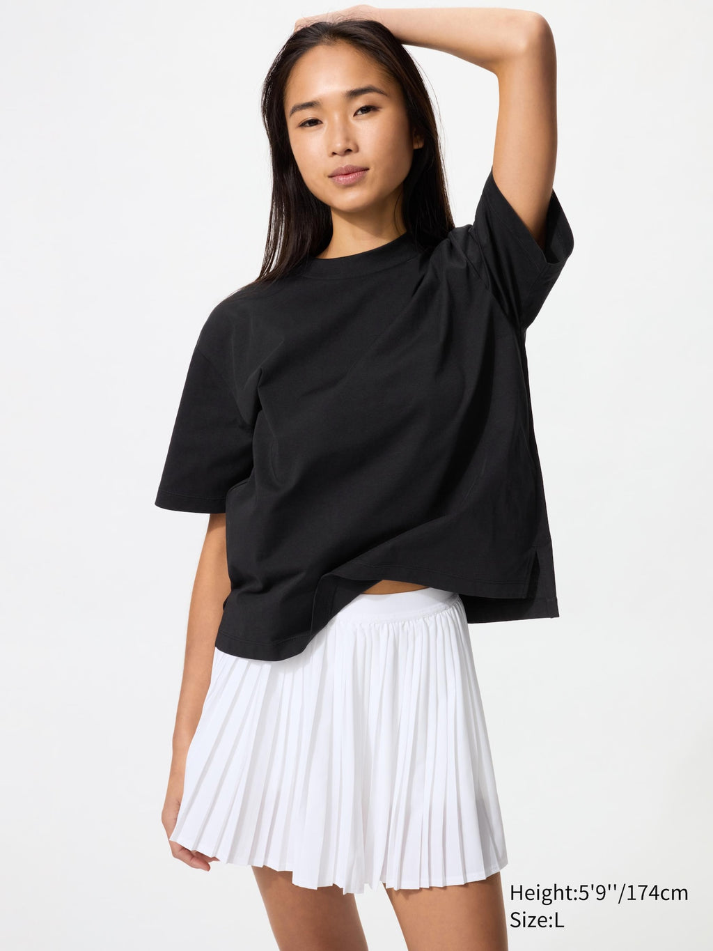 AIRism Cotton Short Sleeve T-Shirt - WHITE