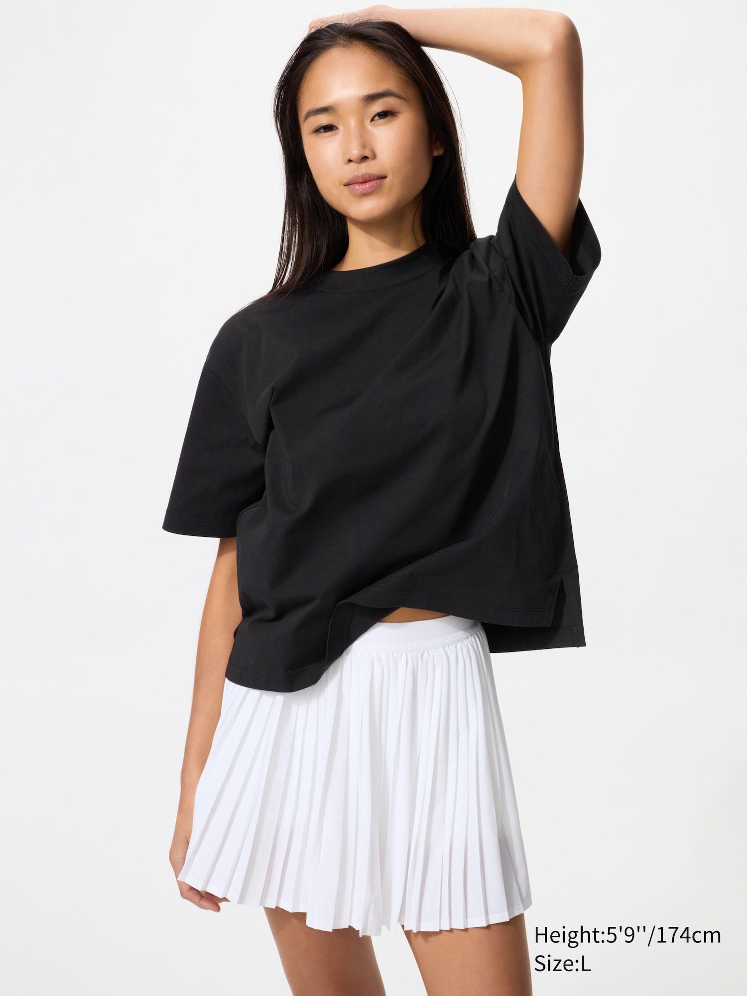 AIRism Cotton Short Sleeve T-Shirt - WHITE