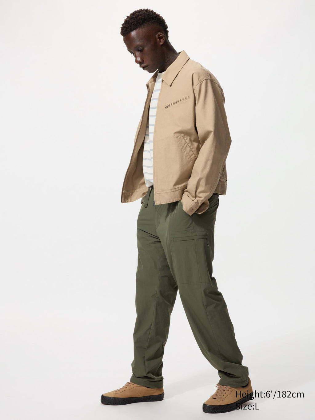 Warm Lined Pants (Regular Length) - OLIVE