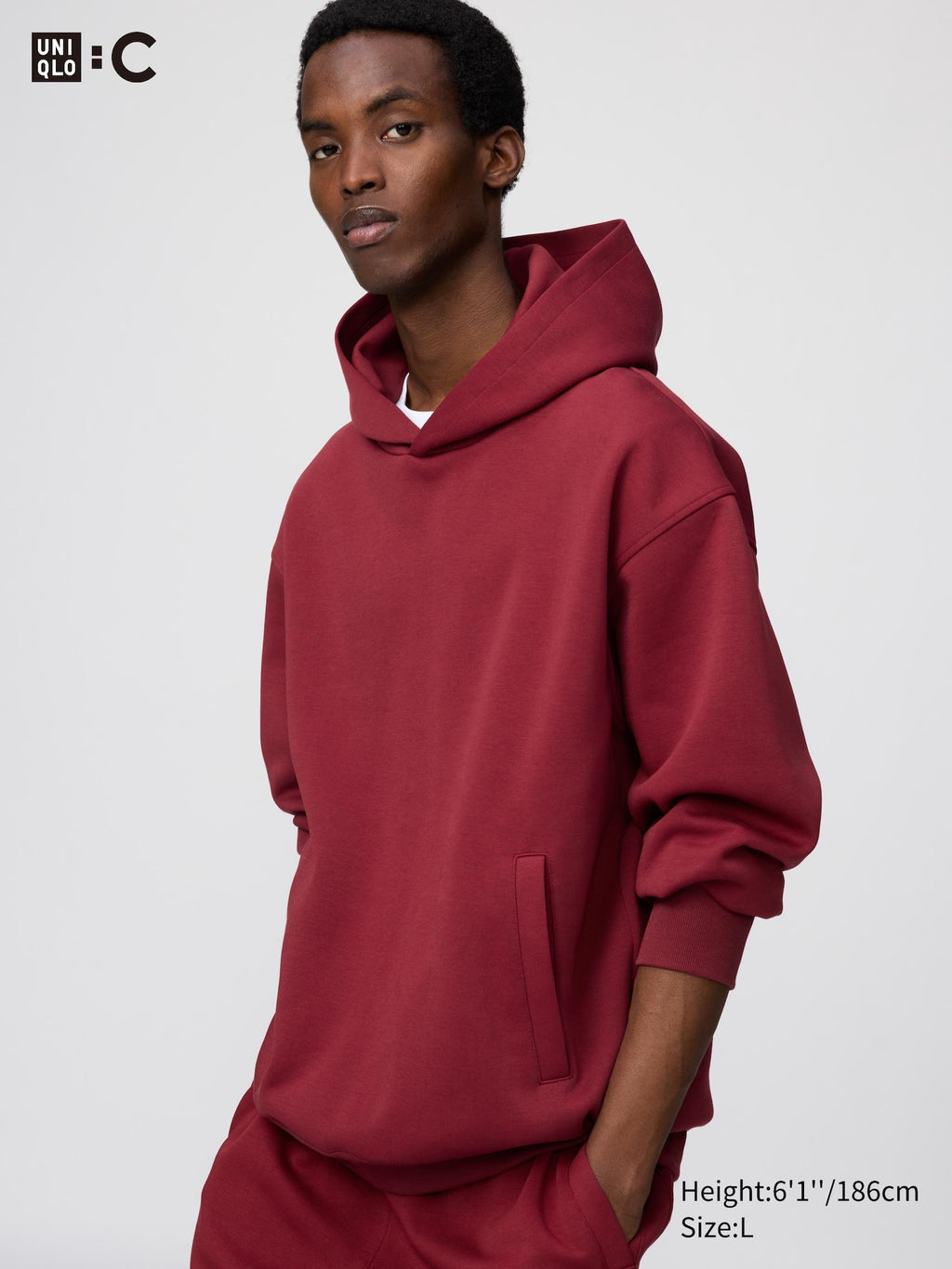 Sweat Oversized Hoodie - GRAY