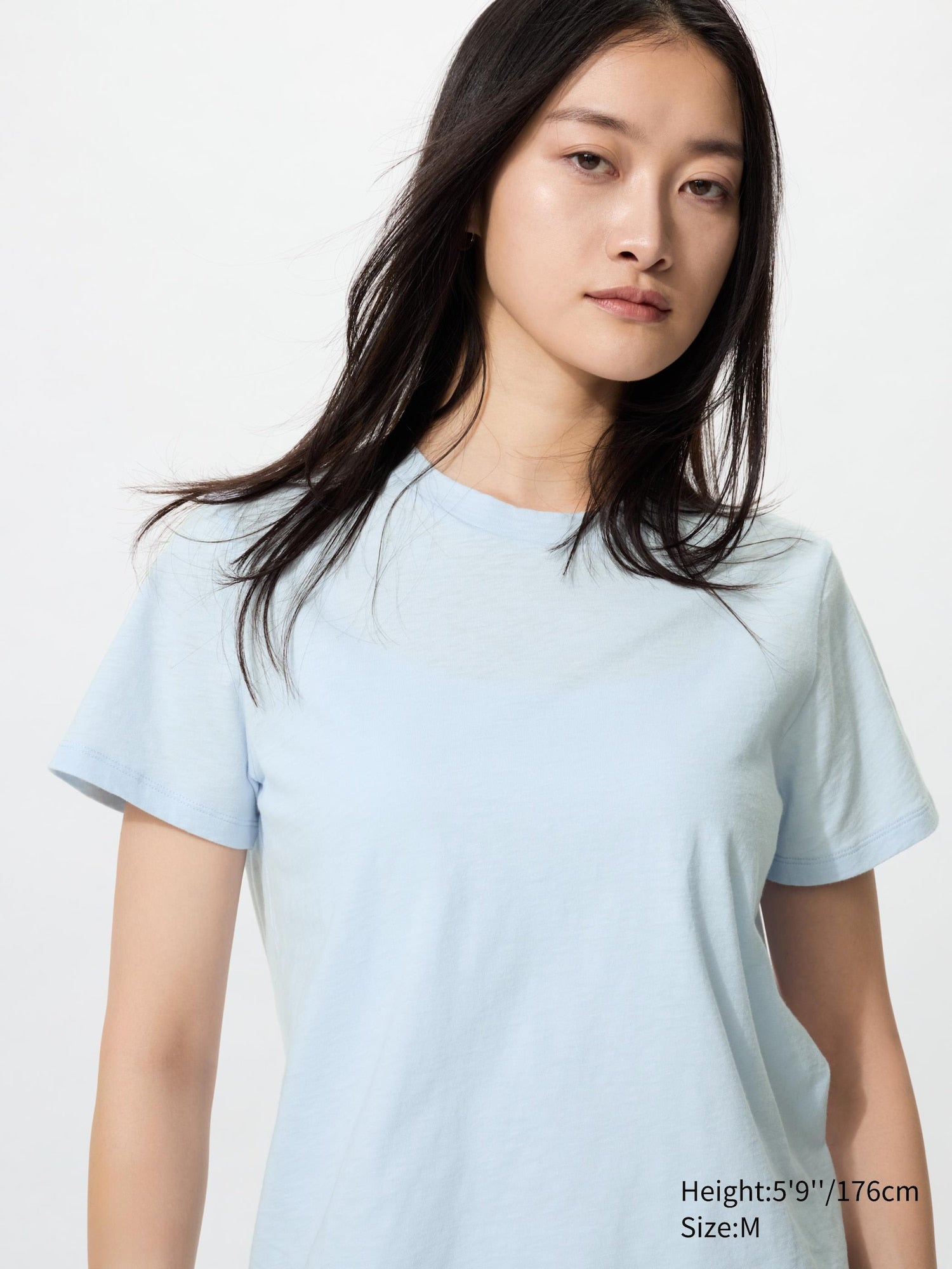 Slub Cotton Crew Neck T - WHITE