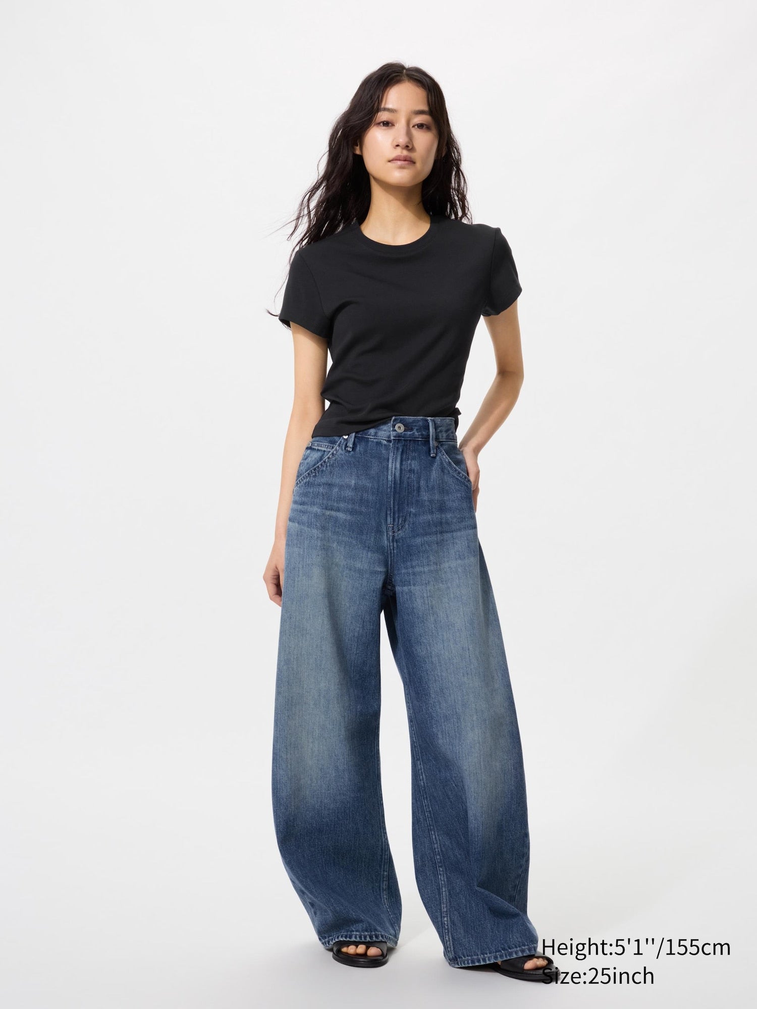 Baggy Curve Jeans - BLUE