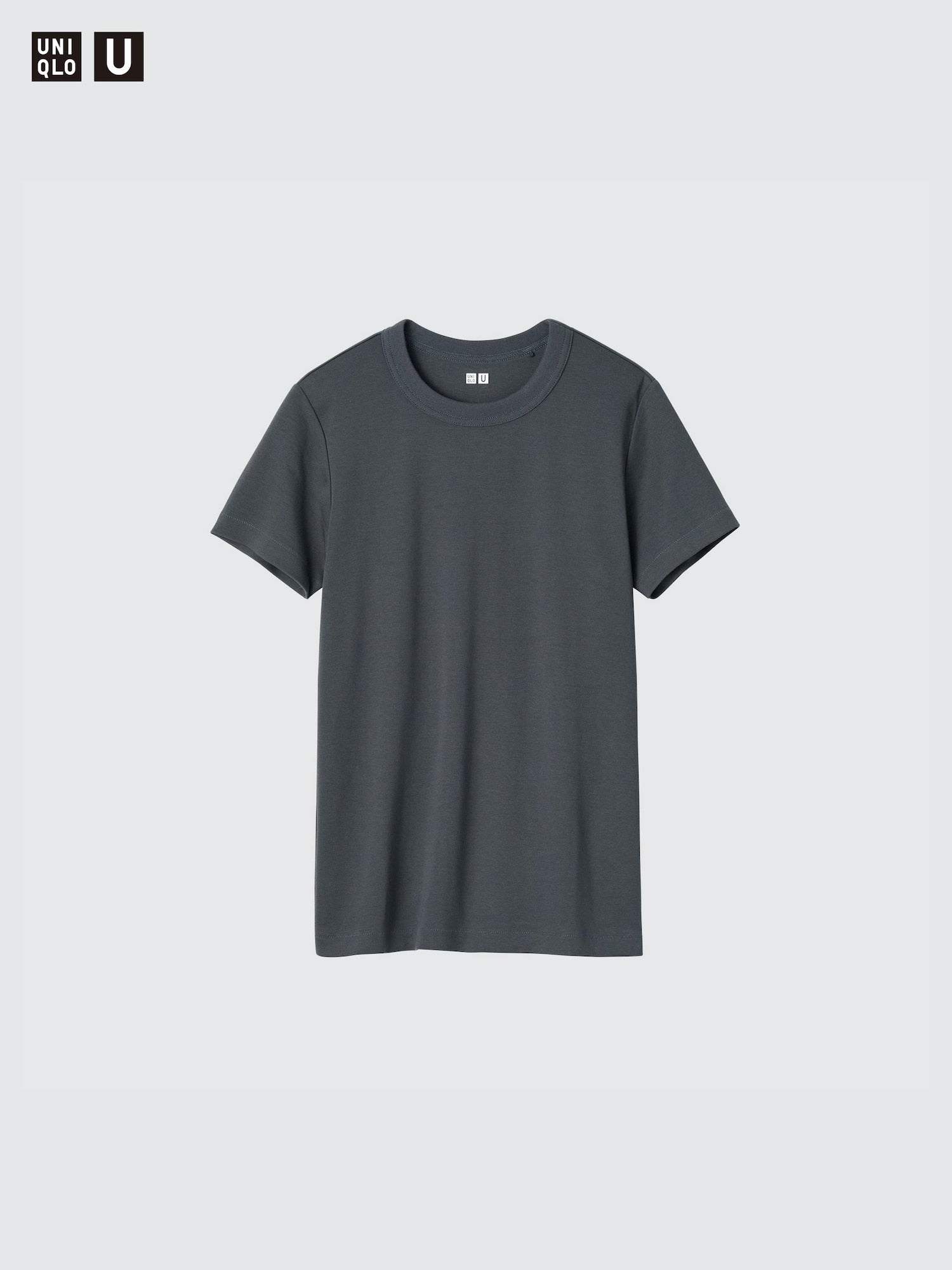 Crew Neck Short Sleeve T-Shirt - WHITE