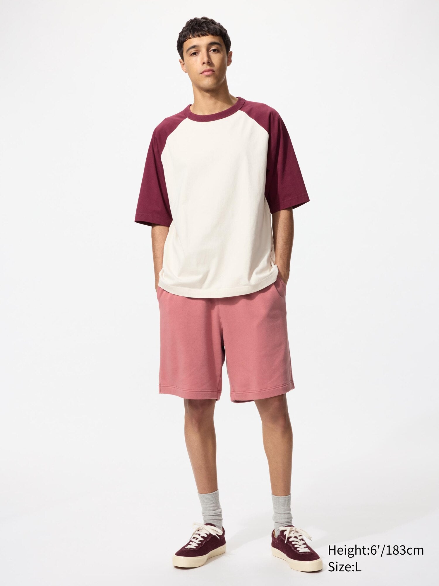 Ultra Stretch Sweat Shorts - OFF WHITE