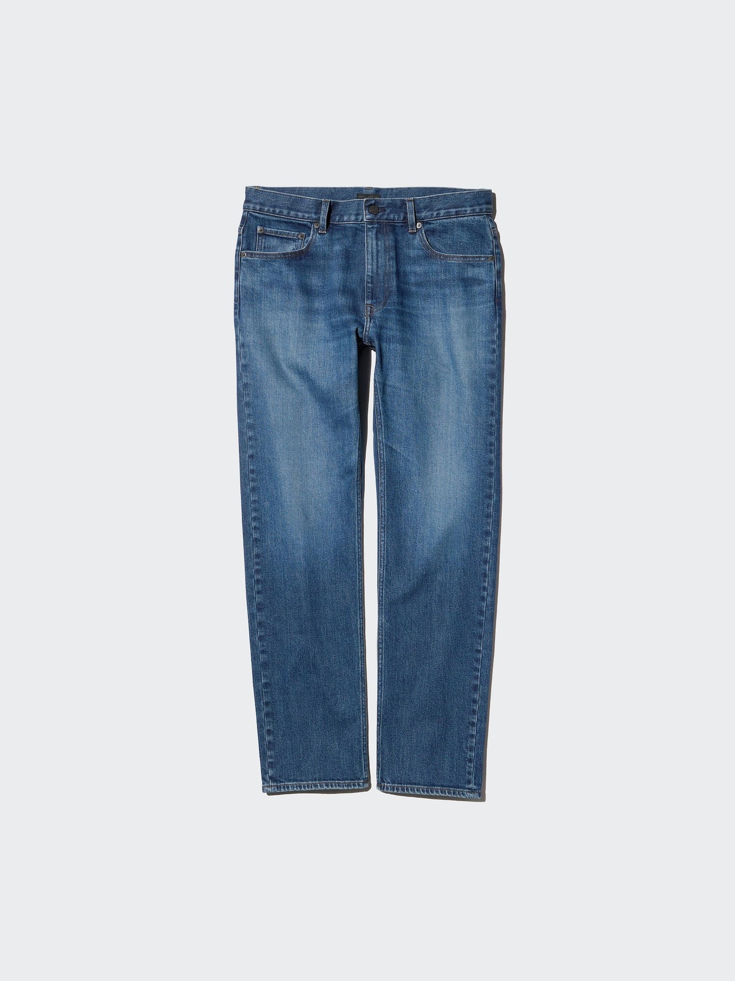 Slim Straight Jeans - GRAY