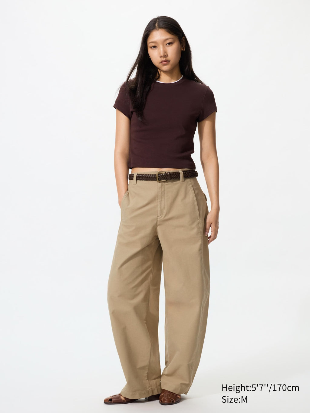 Jersey Barrel Leg Pants (Regular Length) - OFF WHITE