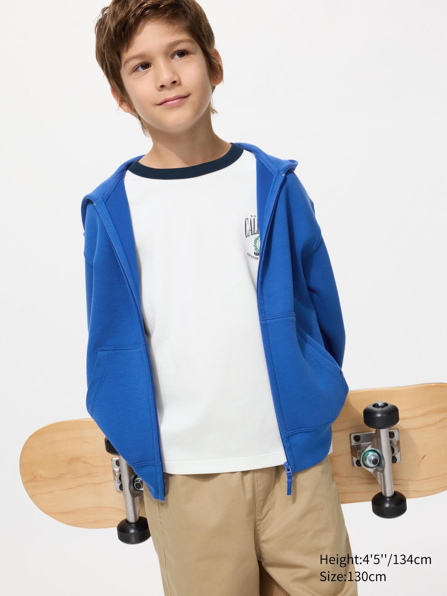 KIDS Dry Sweat Full Zip Hoodie - GRAY