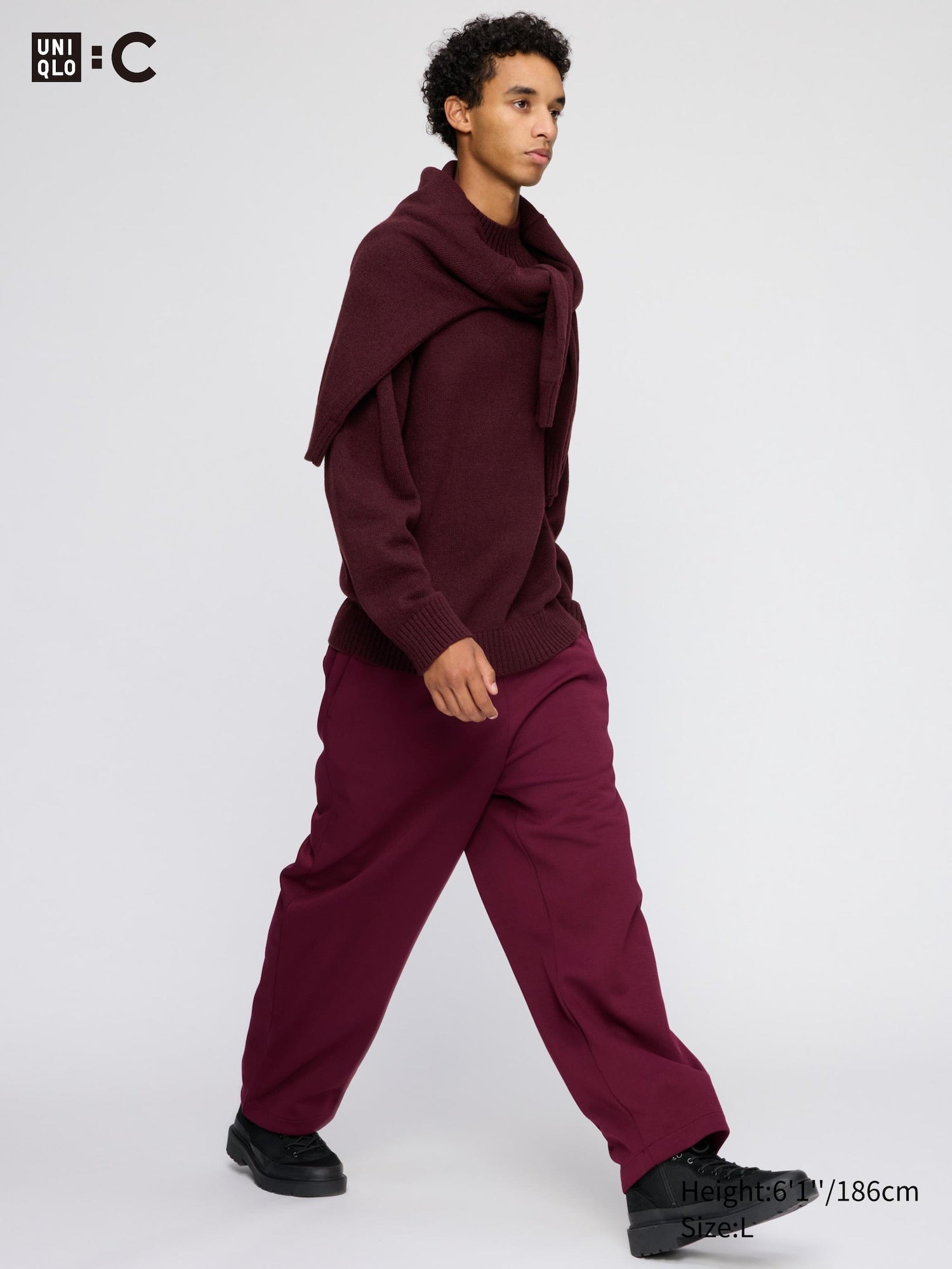 Sweat Wide Pants - GRAY