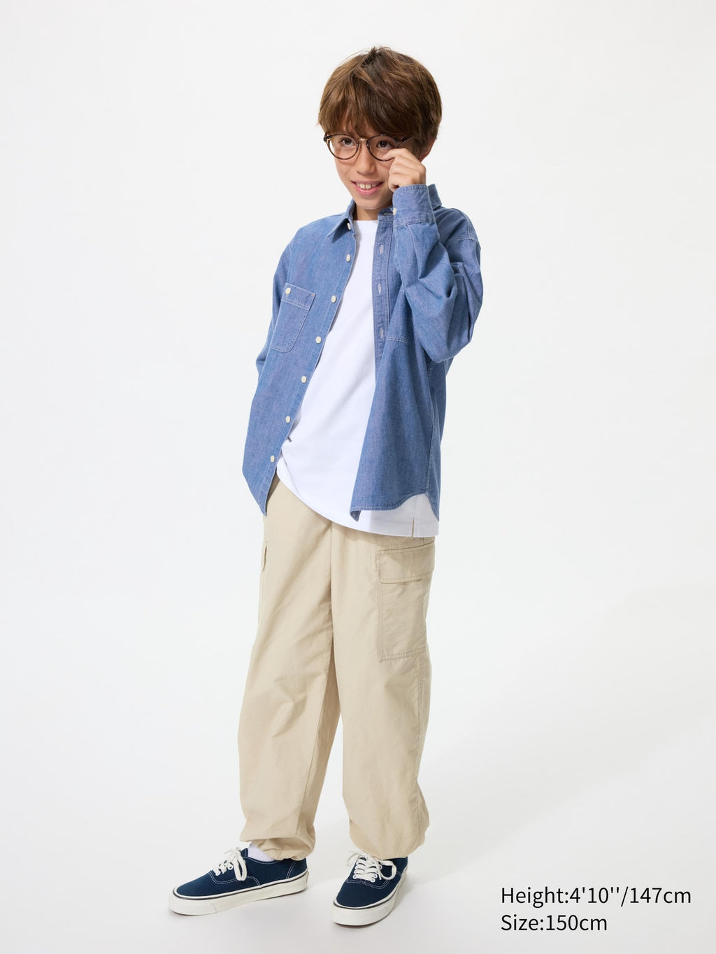 KIDS Cargo Jogger Pants - OFF WHITE
