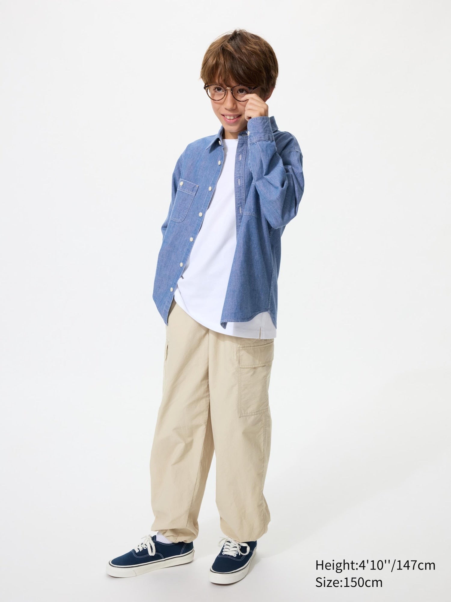 KIDS Cargo Jogger Pants - OFF WHITE