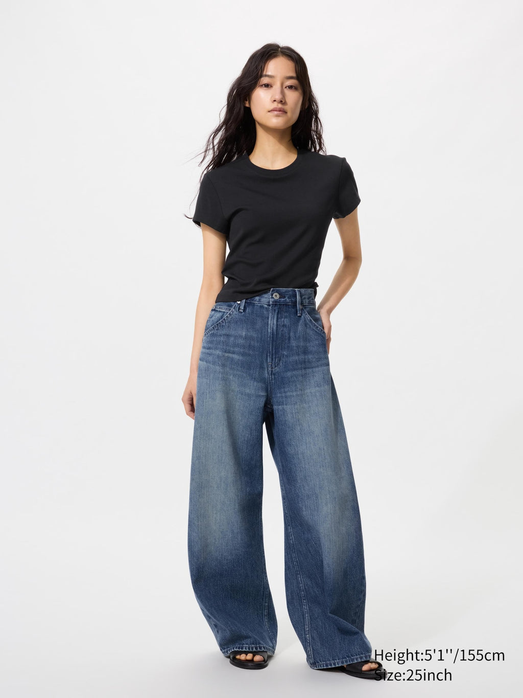 Baggy Curve Jeans - WHITE