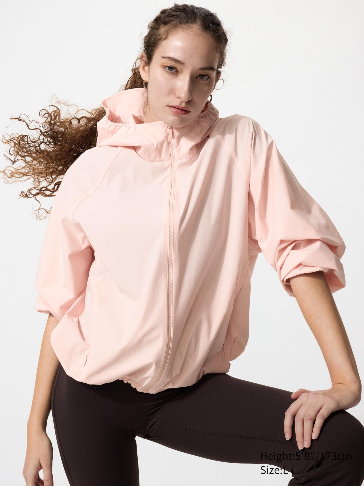 Pocketable UV Protection Parka - WHITE