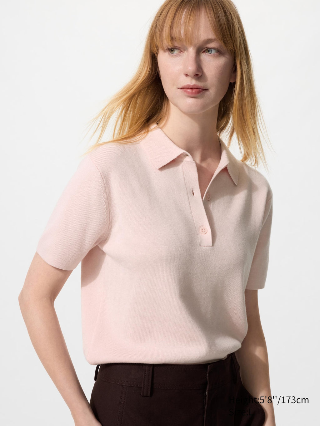 Polo Sweater Short Sleeve - OFF WHITE