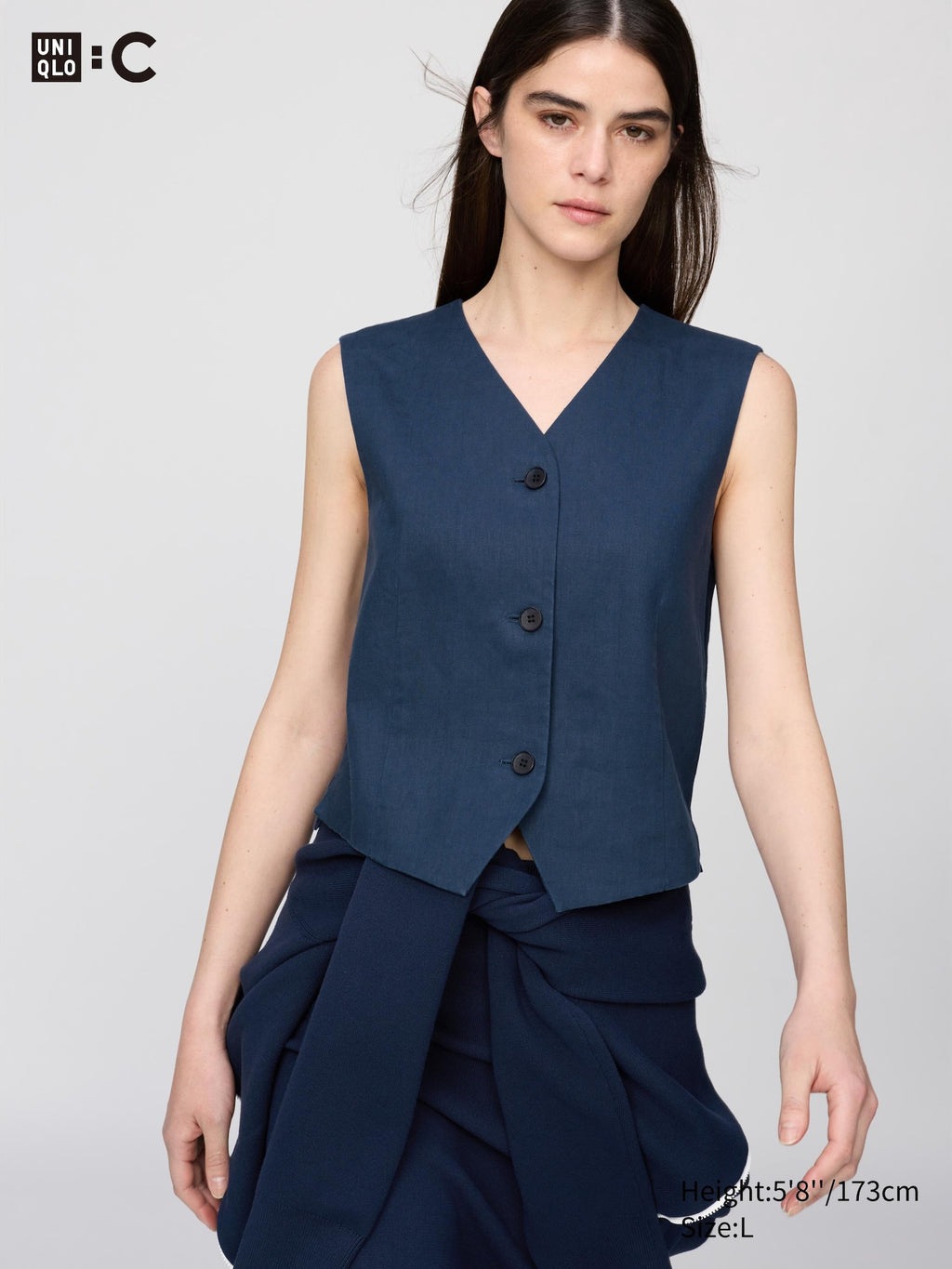 Premium Linen Vest - OFF WHITE