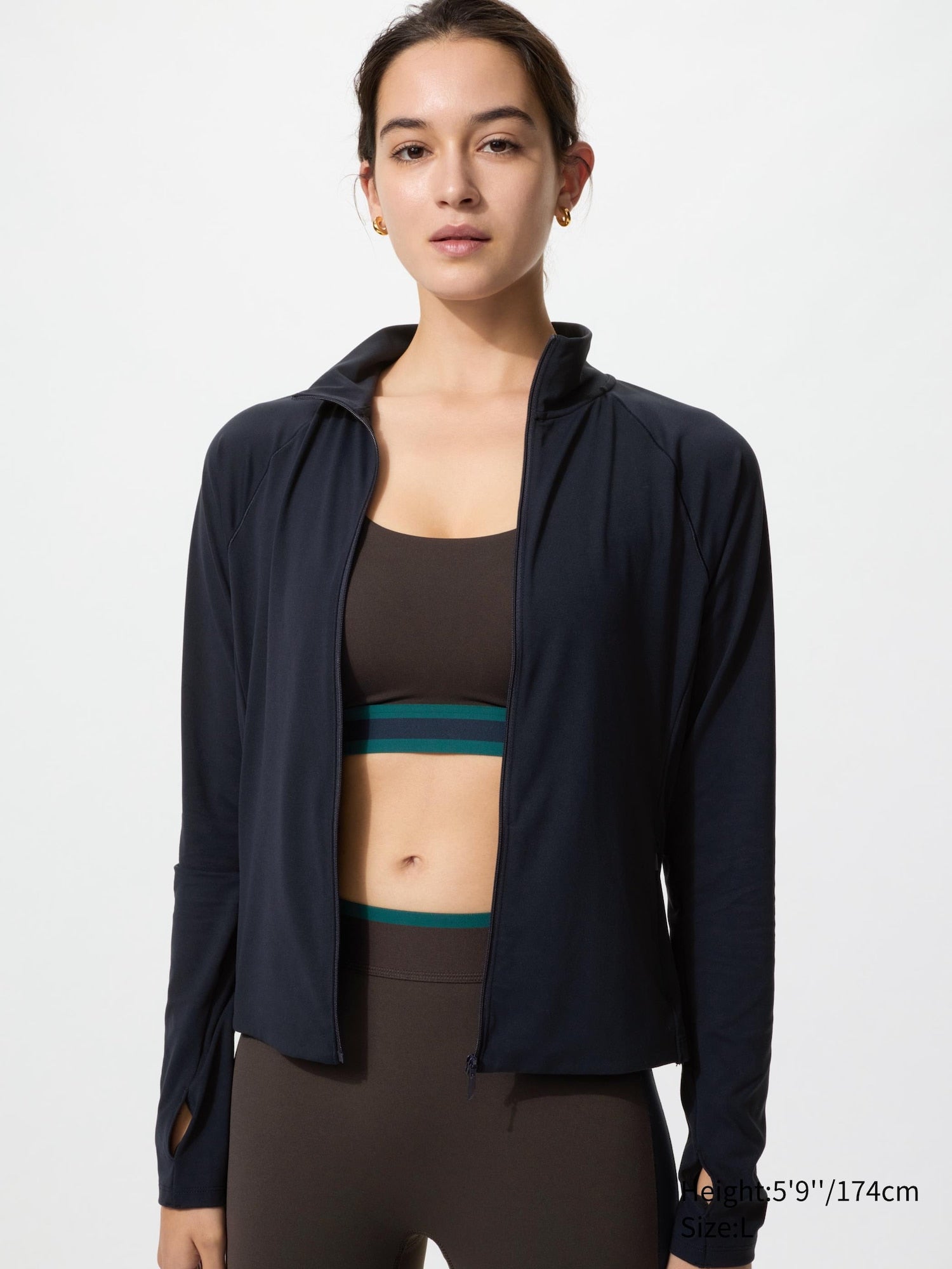 Ultra Stretch Active Full Zip Jacket - WHITE