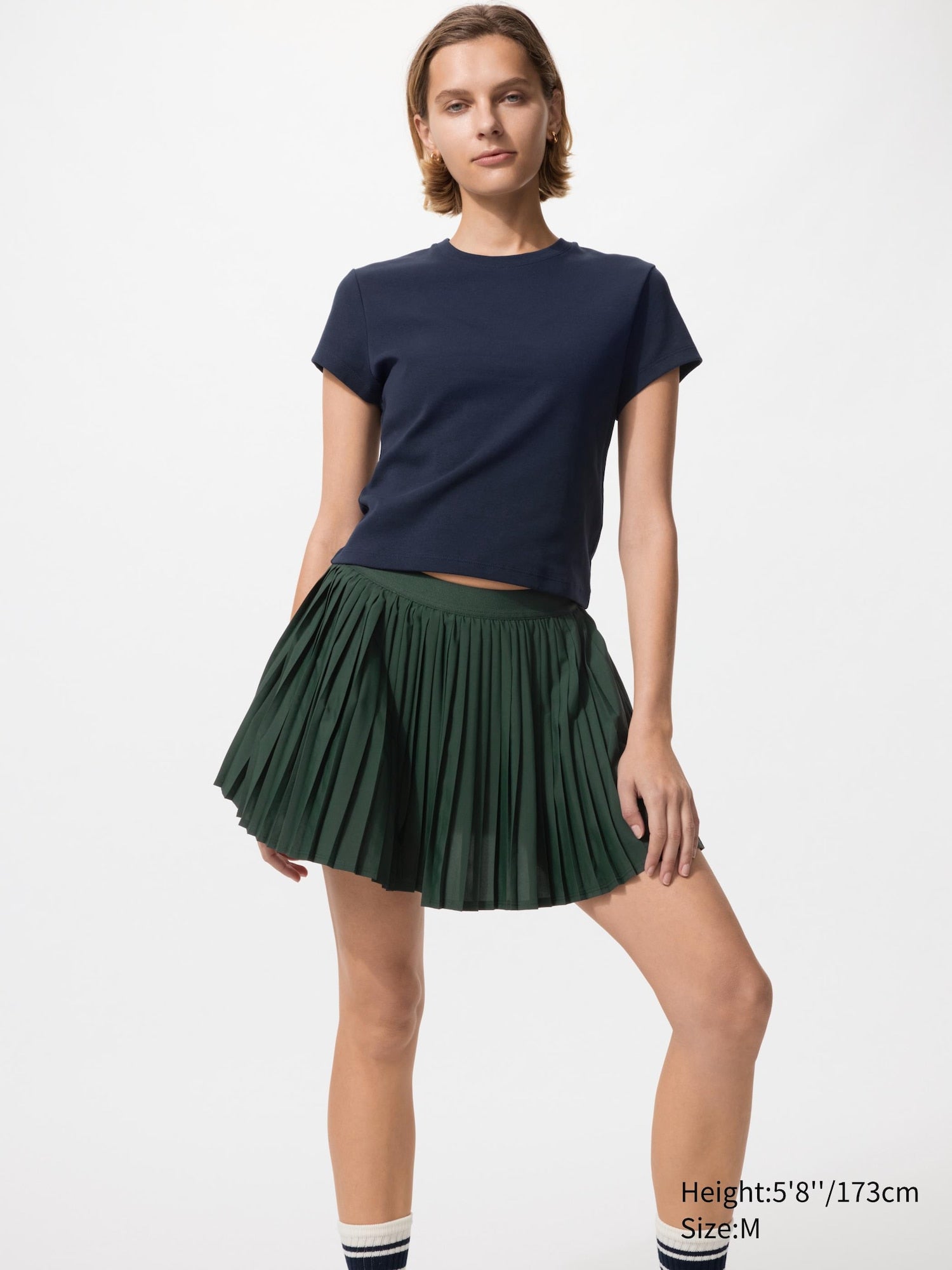 Active Pleated Skort - WHITE