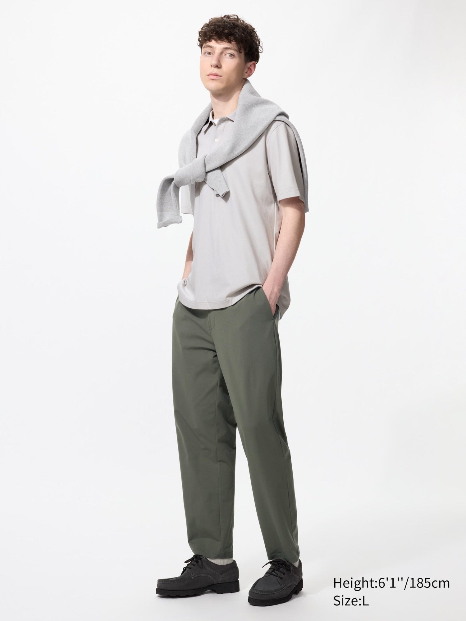 Ultra Stretch Active Tapered Pants (Regular Length) - GRAY