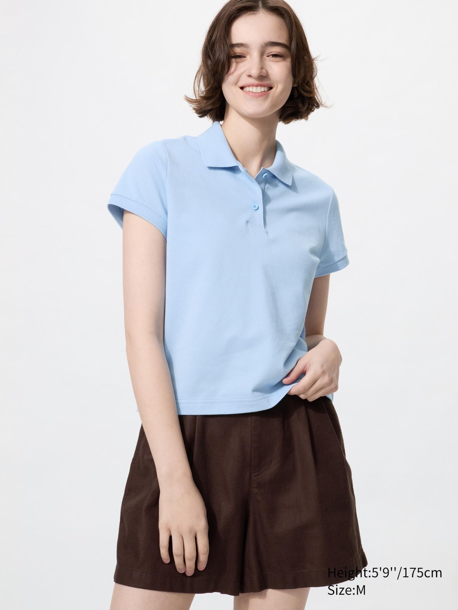 Pique Mini Polo Shirt - OFF WHITE