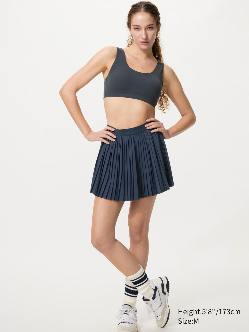 Active Pleated Skort - WHITE