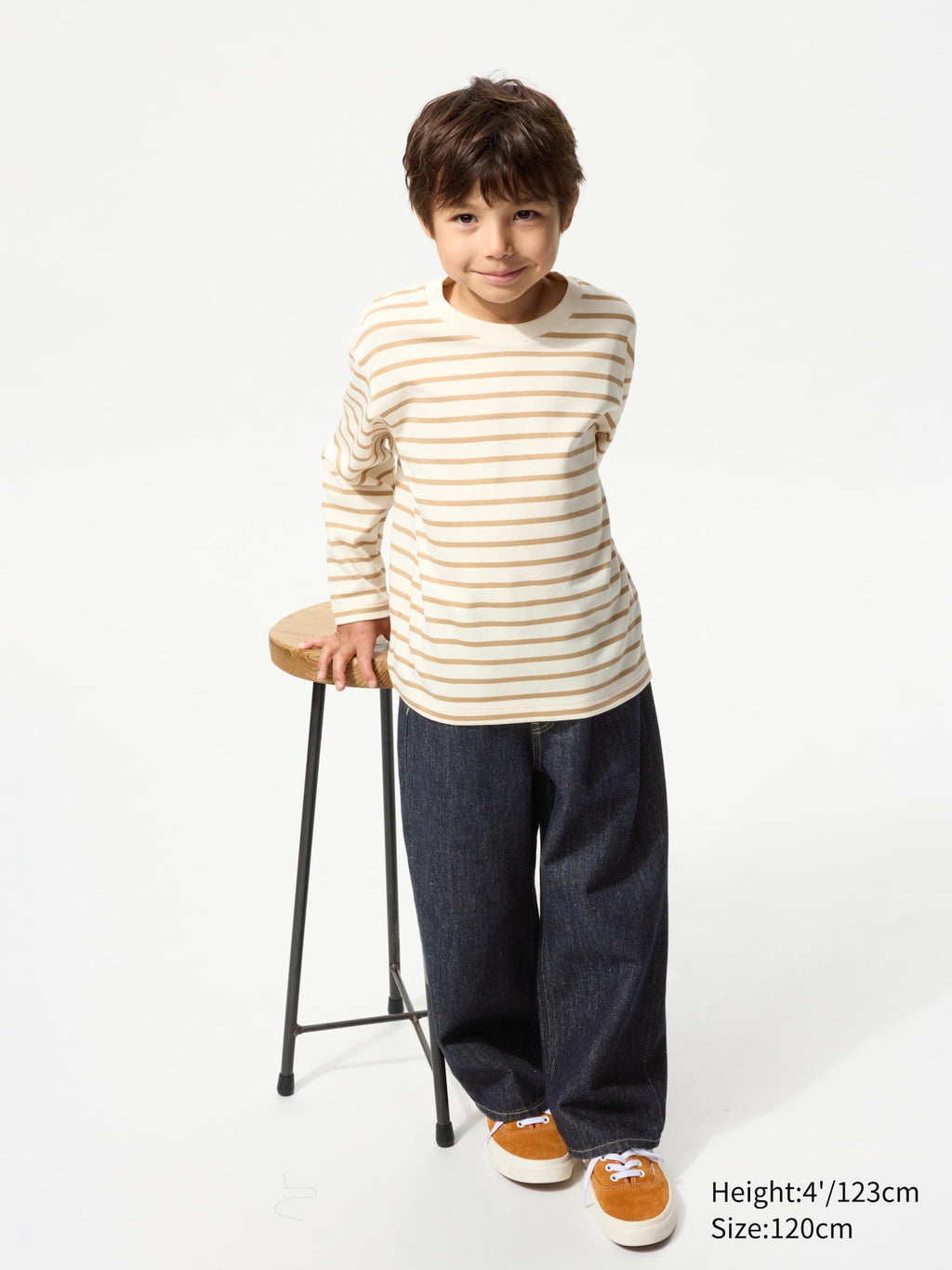 KIDS Wide Fit Straight Jeans Denim Pull-On - image 5