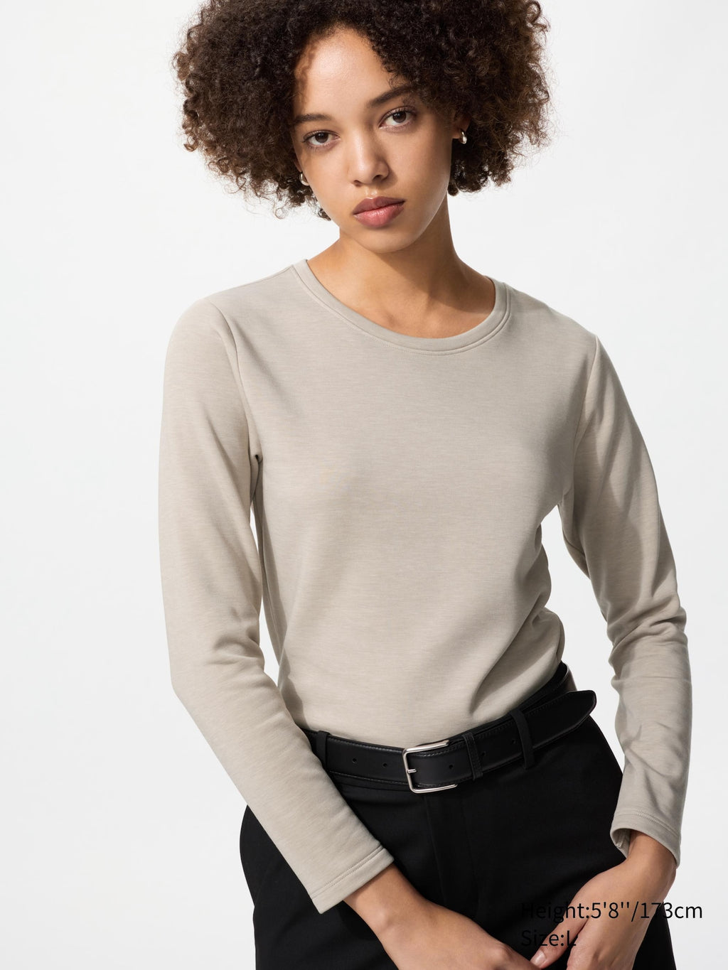 HEATTECH Ultra Warm Crew Neck T-Shirt - OFF WHITE