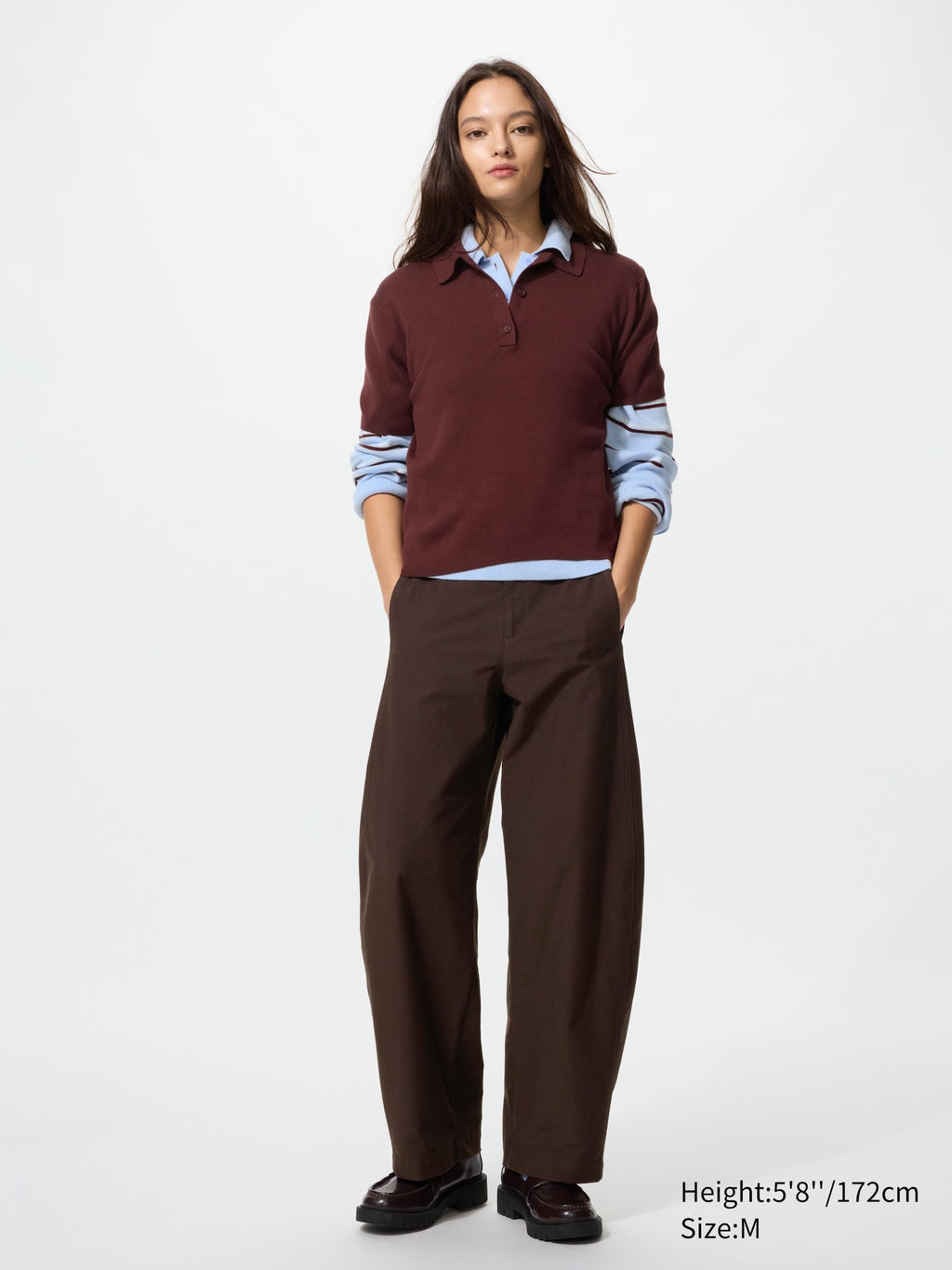 Jersey Barrel Leg Pants (Regular Length) - OFF WHITE