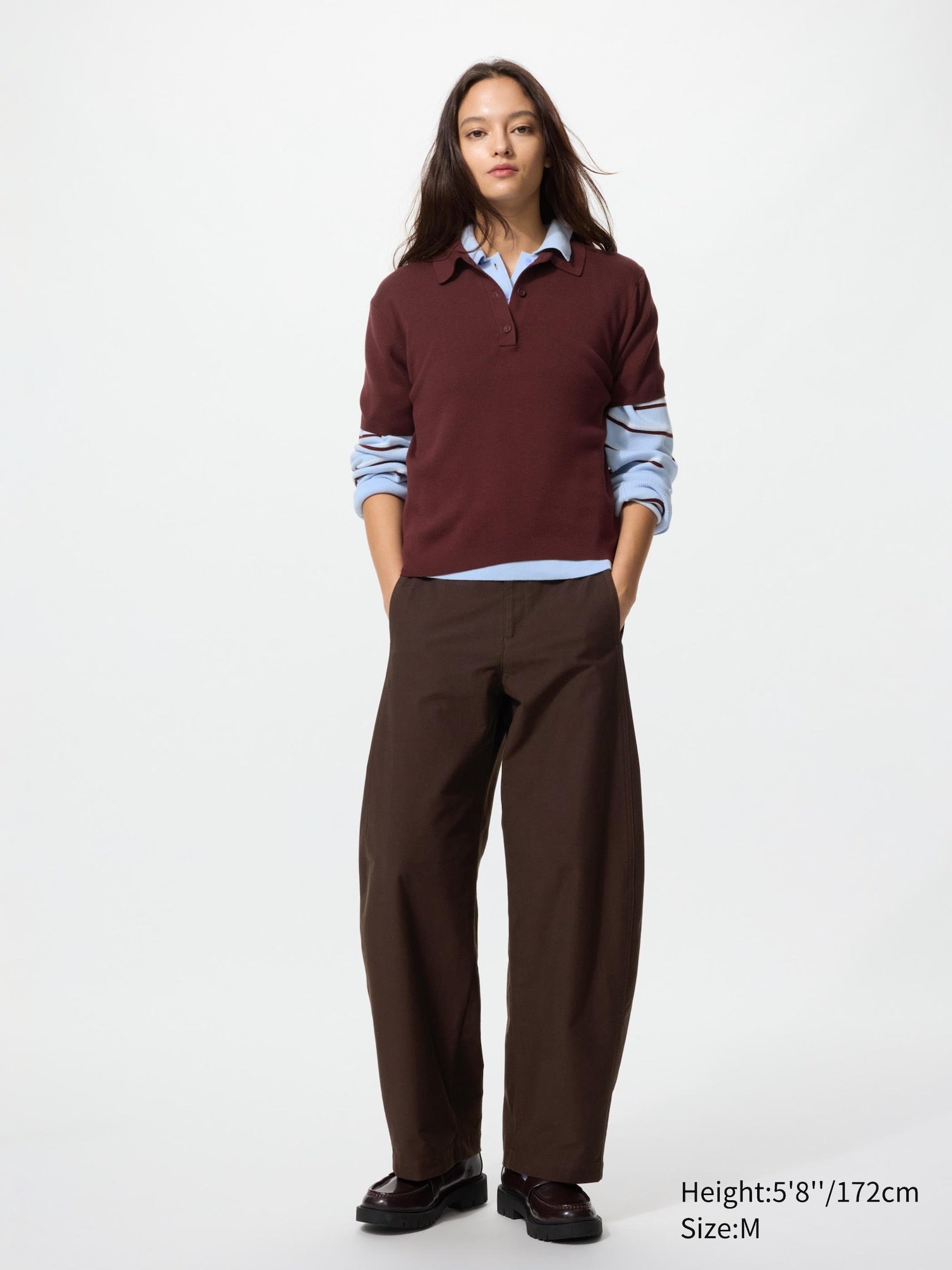 Jersey Barrel Leg Pants (Regular Length) - OFF WHITE
