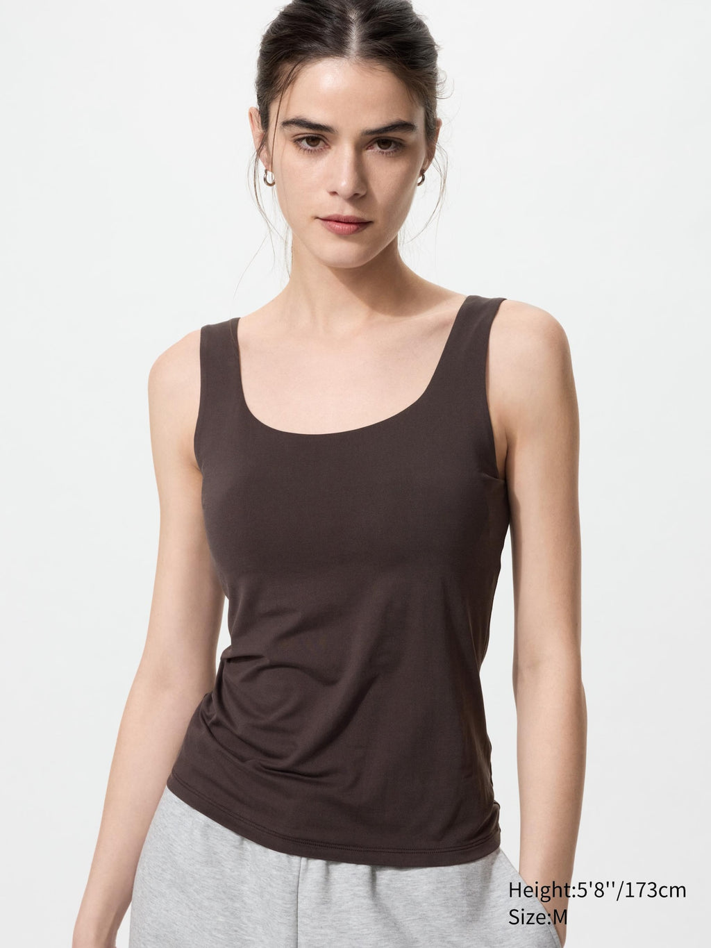 AIRism Bra Sleeveless Top - WHITE