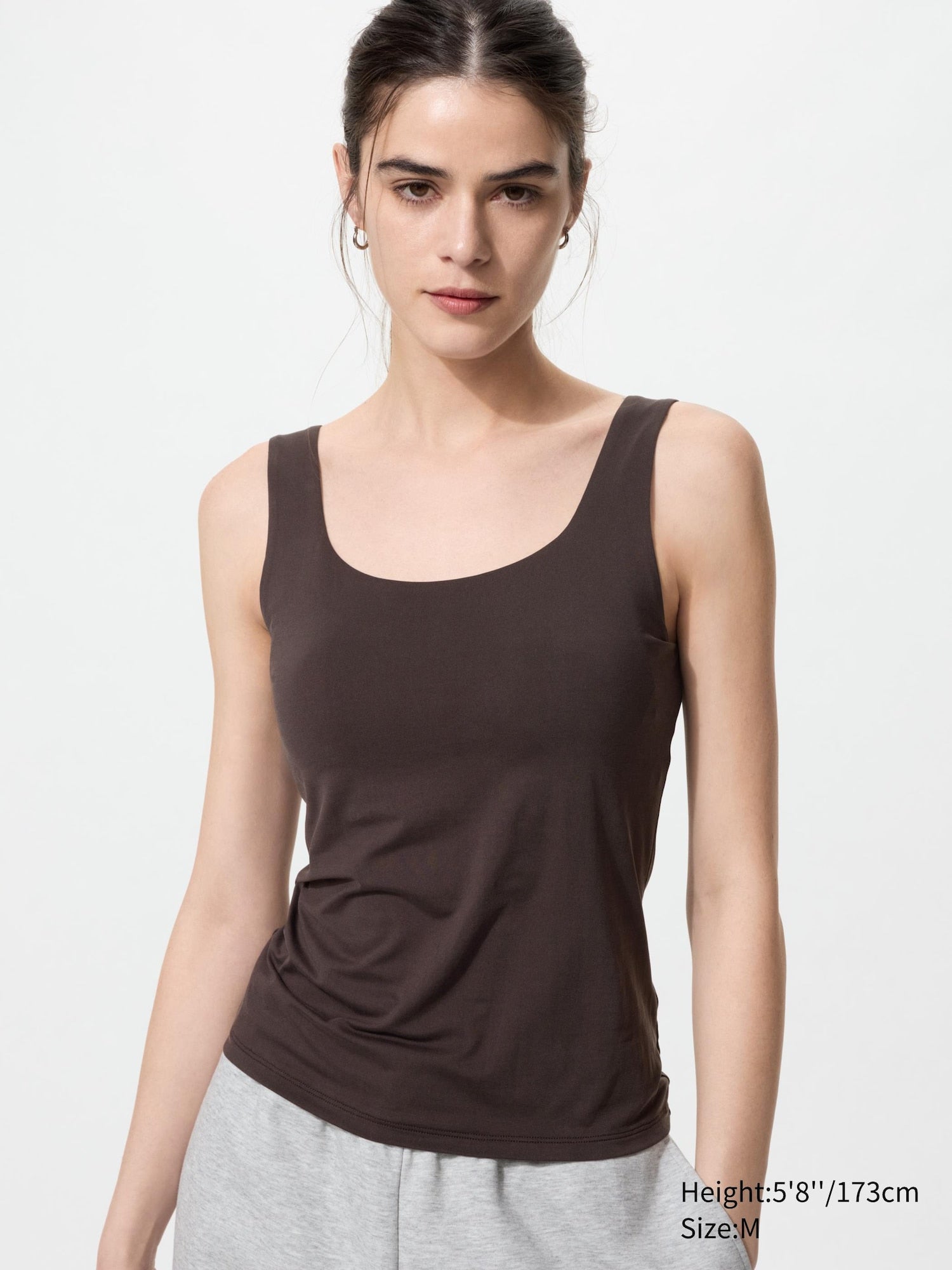 AIRism Bra Sleeveless Top - WHITE